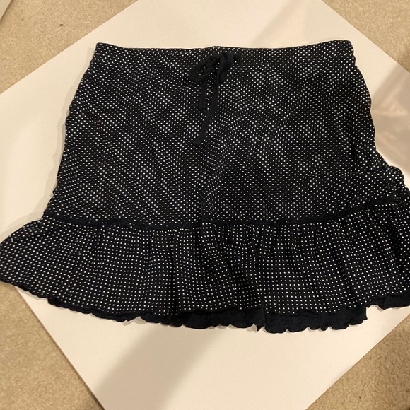 Ann Taylor Loft skirt size XS womens polka dots black and white - Picture 1 of 5